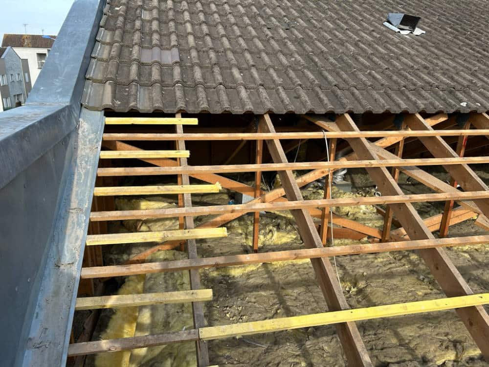 Structure de toiture avec écran sous-toiture dans le Loiret
